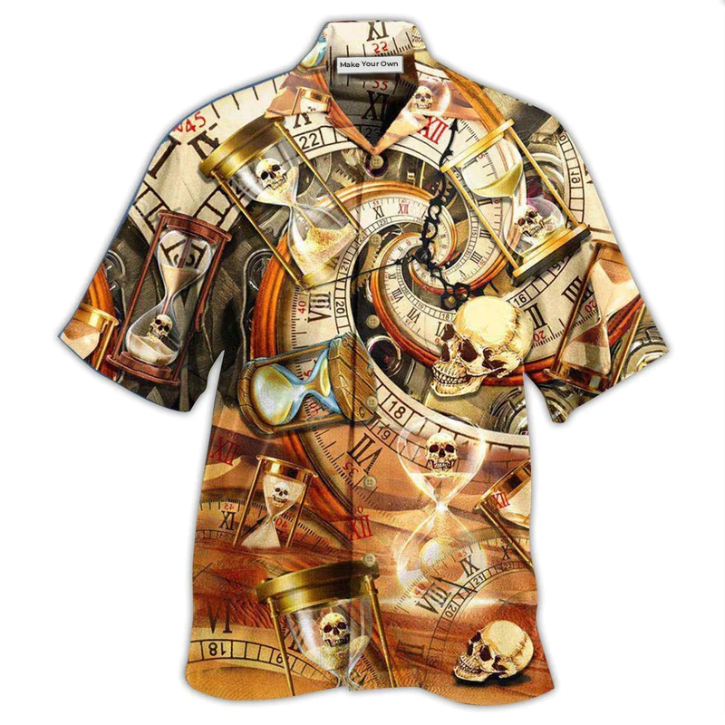 Skull Hawaiian Shirt For Vacation Parties Beach Outings And Relaxed Daily Wear