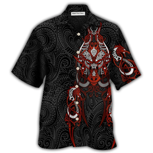 Norse Warrior Victory Hawaiian Shirt For Warm Weather Adventures And Everyday Comfort