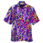Colorful Monkey Hawaiian Shirt For Island Holidays Summer Parties And Casual Outdoor Wear