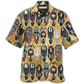 African Symbol Pattern Hawaiian Shirt For Tropical Travel Beach Gatherings And Comfortable Wear