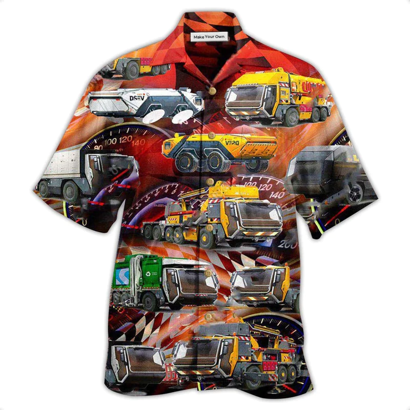 Truck Ok Alone Night Little Driver Hawaiian Shirt For Vacation Days And Relaxed Coastal Outings