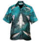 Shark's Buffet Thousands Sardines Hawaiian Shirt Design Detail For Beach Days And Holiday Travel