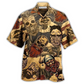 Viking Warrior Hawaiian Shirt For Beach Parties Vacation Travel And Relaxed Casual Style