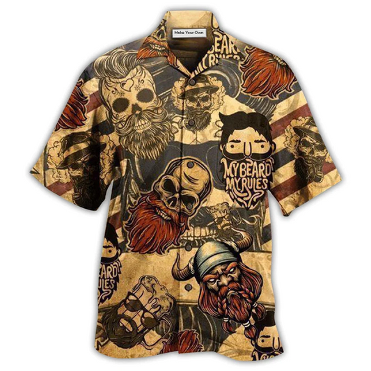 Viking Warrior Hawaiian Shirt For Beach Parties Vacation Travel And Relaxed Casual Style