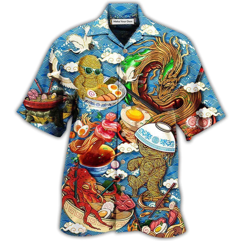 Food Ramen Fixes Everything Hawaiian Shirt For Summer Events And Casual Outdoor Wear