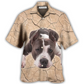Pitbull Ground Hawaiian Shirt For Summer Vacation And Beach Travel