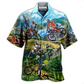 Motorcycle Racing Braap Hawaiian Shirt For Summer Events And Casual Outdoor Wear