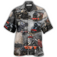 Mystical Train Land Hawaiian Shirt Pattern Detail For Vacation Travel And Daily Wear