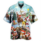 Happy Horse Christmas Hawaiian Shirt Artwork View For Weekend Travel And Beach Style