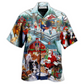 Christmas Animals Hawaiian Shirt Pattern View For Lightweight Everyday Style