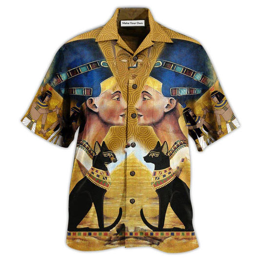 Ancient Egyptian Hawaiian Shirt For Resort Getaways Summer Adventures And Casual Gifting