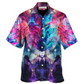 Colorful Wolf Hawaiian Shirt For Coastal Trips Outdoor Events And Relaxed Summer Wear