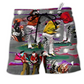 Golf Life Is A Game But Golfis Serious Color Beach Shorts For Sports Fan Vacation Wear