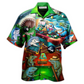 Shark Pool Fun Hawaiian Shirt For Poolside Relaxation And Sunny Getaways