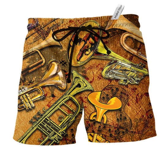 Colorful Music Beach Shorts For Resort Getaways And Thoughtful Gift Giving