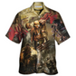 Veteran War Peace Strong Hawaiian Shirt Artwork View For Weekend Travel And Beach Style