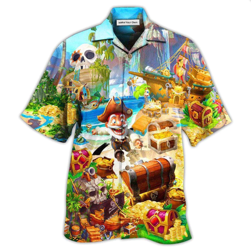 Hunting We've Treasures Hawaiian Shirt For Poolside Relaxation And Sunny Getaways