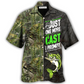 Fishing Cast Promise Hawaiian Shirt Artwork Detail For Resort Trips And Outdoor Activities