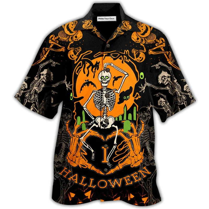 Halloween Dance Skeleton Scared Hawaiian Shirt For Warm Weather Adventures And Everyday Comfort