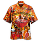 Food Hot Chilling Grilling BBQ Party Hawaiian Shirt For Poolside Relaxation And Sunny Getaways