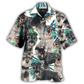 Tropical Dog Schnauzer Leaf Hawaiian Shirt For Warm Weather Adventures And Everyday Comfort