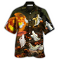Cute Halloween Ghost Moon Hawaiian Shirt For Summer Events And Casual Outdoor Wear