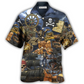 Pirate Hawaiian Shirt For Coastal Adventures Summer Events And Everyday Comfort