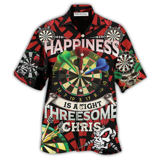 Red Darts Hawaiian Shirt For Tropical Escapes Resort Wear And Outdoor Celebrations