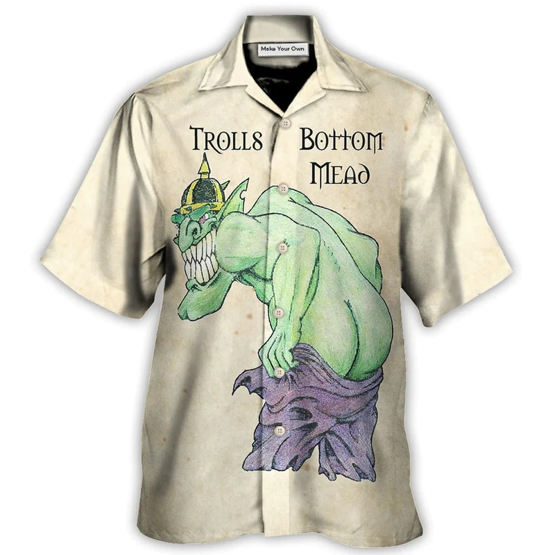 Trolls Bottom Mead Hawaiian Shirt Design View For Casual Summer Styling