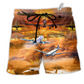 Fly Life Is A Journey Enjoy The Flight Airplane Beach Shorts For Aviation Fan Vacation Wear