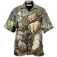 Mountain Goat Hawaiian Shirt For Coastal Trips Outdoor Events And Relaxed Summer Wear
