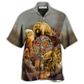 Bohemian Peace Animals Hawaiian Shirt Pattern View For Relaxed Warm Weather Outfits