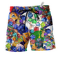 Fantasy Dice Dice Beach Shorts For Poolside Relaxation And Comfortable Daily Use