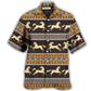 Bohemian Horse Peace Hawaiian Shirt Design Detail For Sunny Adventures And Casual Wear