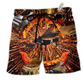 Music Piano Is My Soul Hawaiian Print Beach Shorts For Music Lover Vacation Wear