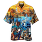 Oil Field Drill Till Squirts Hawaiian Shirt Pattern View For Lightweight Everyday Style