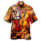 Violin Hawaiian Shirt For Tropical Travel Beach Gatherings And Comfortable Wear