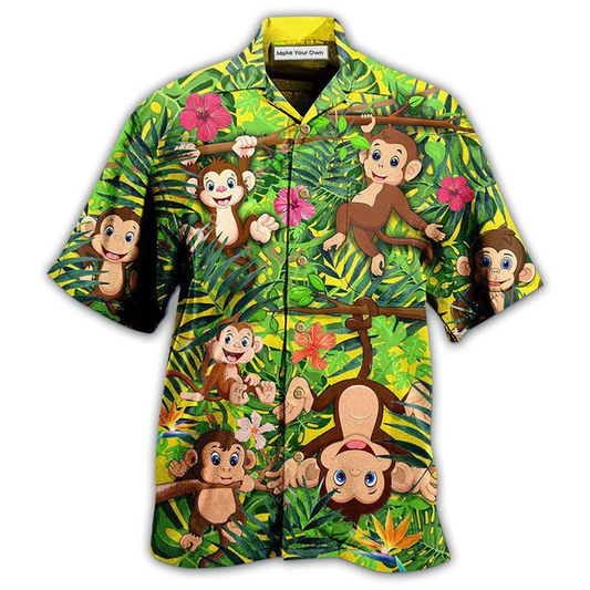 Monkey Hawaiian Shirt For Beach Getaways Resort Outings And Thoughtful Gifting