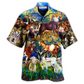 Mountain Goat Hawaiian Shirt For Tropical Parties Vacation Travel And Casual Summer Style