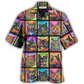 Cat Sykel Cats Kitty Hawaiian Shirt Pattern View For Relaxed Warm Weather Outfits