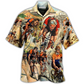 Bicycle Ride Racing Hawaiian Shirt Artwork Detail For Tropical Trips And Casual Outings