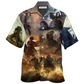 Samurai Hawaiian Shirt Design Detail For Beach Days And Holiday Travel