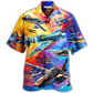 Aircraft Adventures Interesting Hawaiian Shirt For Summer Vacation And Beach Travel