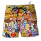 Cat Aerobics Beach Shorts For Resort Getaways And Leisure And Relaxation