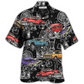 Car Muscle Whiskey Hawaiian Shirt Artwork Detail For Tropical Trips And Casual Outings