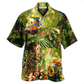 Floral Skull Hawaiian Shirt For Beach Parties Vacation Travel And Relaxed Casual Style