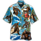 Tropical Mythical Forest Creature Hawaiian Shirt For Tropical Parties Vacation Travel And Casual Summer Style