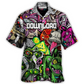 Colorful Music Rock Festival Hawaiian Shirt Creative Print View For Warm Weather Events