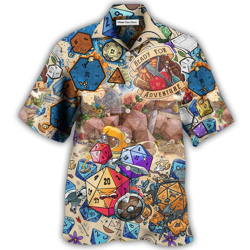 Tabletop Dice Good Story Start Hawaiian Shirt For Beach Parties And Weekend Getaways