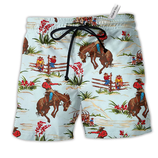 Horse Beach Shorts For Oceanfront Escapes And Versatile Outdoor Wear